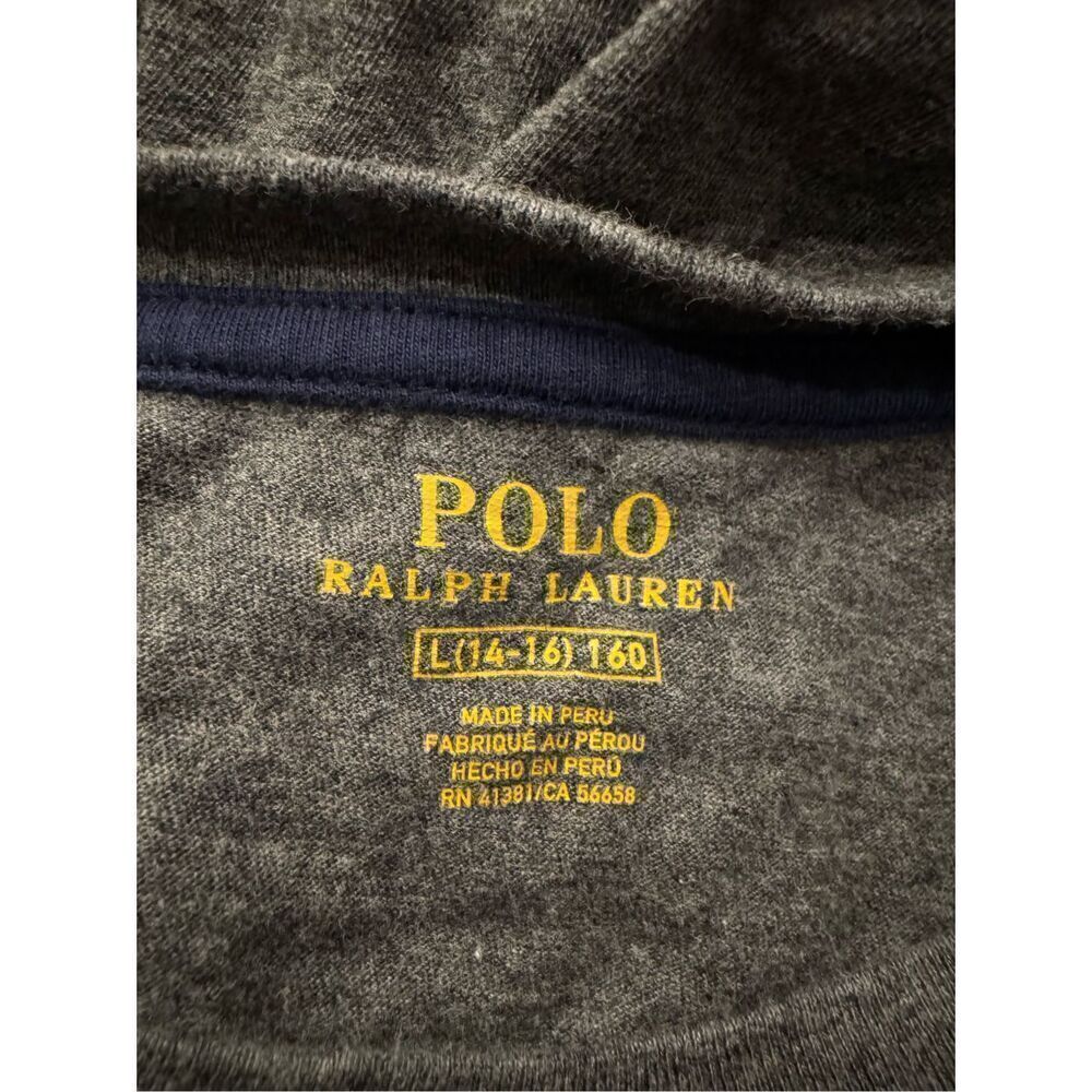 Polo Ralph Lauren rugby football club long sleeve T-shirt L (14-16) - Picture 4 of 5